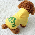 Miniatyrbild 5 av 5: Kläder för hundar Brighthome Adidog kläder för husdjur / Små / Medelstora / Stora kläder för hundar Gul Yellow L Length30cm Chest40 Cm Approx
