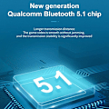 Miniatyrbild 4 av 5: Trådlösa Bluetooth-hörlurar, Bluetooth 5.1 Trådlösa Yyk-520-1