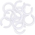 Miniatyrbillede 2 af 5: E27 til E14 Plastskærmringadapter, Skærmreduceringsring til montering af Edison-skærme på bajonetlampesokler (10)