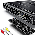 Miniatyrbillede 1 af 4: DVD-afspiller til TV, Blue Ray DVD-afspiller med fjernbetjening, HDMI-kabel (inkluderer rengøringsklud) Parykker