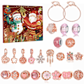 Miniatyrbillede 1 af 6: Julekalender 2023 - Adventskalender - DIY Armbånd Til Piger Børn Guld - Perfekt gold