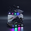 Miniatyrbild 5 av 5: Flickor Pojkar Toddler Luminous Trainers Skor Barn Led Light Up Flash Sneakers Storlek G Green 29 yards inside length 17.5cm