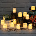 Miniatyrbillede 3 af 4: 24 stk. flameløse ønske-lys LED-lys kreative bryllupserklæringer Halloween julepynt lys