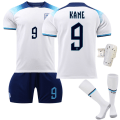 Miniatyrbillede 2 af 11: 22-23 England hjemme VM-trøje nr. 9 Kane 10 Sterling 19 Mount 20 Foden fodbolduniform No number socks #XL