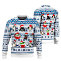 Pikkukuva 1 / 5: The Mandalorian ja Grogu Baby Yoda Ruma Ugly-neule 2024 Hyvää Joulua Miehet Pusero Syksy Talvi Tähtien sota Damtröja tyyli 11 style 11 XXL