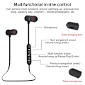 Miniatyrbild 6 av 7: Bluetooth-hörlurar Magnetiska Sport 4.1 Trådlösa Handsfree-headset Halsbandshörlurar Stereo Hörlurar för iPhone Android Gold