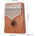 Miniatyrbillede 3 af 5: Professionel Kalimba Tommelfingerklaver 17 Tangenter Tommelfingerklaver, Præsentation