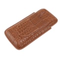 Miniatyrbild 6 av 8: Etui i konstläder, bärbart, hållbart, elegant, 3-fingers cigarrlåda för resor, utomhus, affärer 79
