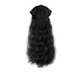 Miniatyrbild 5 av 8: Svart hårdel Ponytail BRUN STREAM STYLE STREAM STYLE brun brown strap style-strap style