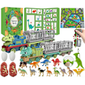 Miniatyrbillede 1 af 6: Dinosaur Julekalender til Børn 2024, 24 Dages Nedtælling Dino Kalender Legetøj, Julekalender, Julegave