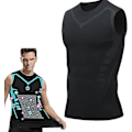 Pikkukuva 1 / 5: Ionic Shaping Vest - Miesten vartalonmuotoilija 2023 Uusi versio Ionic Shaping Vest - Miesten mukava ja hengittävä Ice Silk -kangas