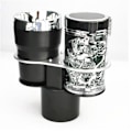Miniatyrbilde 4 av 5: Dobbelthulls biltilbehør koppholder / drikkeholdermontering for Peugeot 206 307 406 407 207 208 308 508 2008 3008|drikkeholder|
