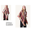 Pikkukuva 5 / 8: Ruutuhuivit Pehmeä Lämmin Tartan Huivi Cape Peitto Huivit Muodikkaat Kääreet