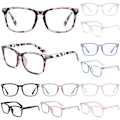 Pikkukuva 2 / 5: Tietokonelasit, sinisen valon suodatin, UV-suojalasit, unisex, leopardikuvio, 3 kpl 3 Pack Leopard