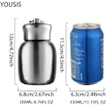 Miniatyrbild 6 av 6: 200 ml mini termosflaska vattenflaska vakuumflaskor kaffe mjölk 200ml Steel Color