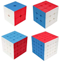 Miniatyrbilde 1 av 4: Maomaoyu Speed ​​Cube Sett 2x2 3x3x3 4x4x4 5x5x5 4-pakks Puslespill