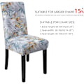Miniatyrbild 3 av 5: 4-pack julstolsöverdrag stretch avtagbar tvättbar matsal bladmönster1 Leaf Pattern1 4