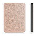 Miniatyrbillede 2 af 5: Caster Læder Etui Til KOBO Clara Colour / BW LGL Red gold