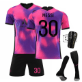Pikkukuva 2 / 11: 2021 Paris Saint-Germain vieraspelipaita nro 7 Mbappe jalkapallopaita nro 4 Ramos paita nro 30 Messi puku PSG No. 30 Messi + Socks 24#