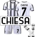 Miniatyrbild 1 av 11: 22-23 Ny version Juventus nr 7 Hovey nr 10 Pogba 22 Di Maria 10 Dybala fotbollströja set Chiesa No. 7 with socks #L