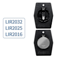 Miniatyrbild 8 av 11: 5 st laddningsbara knappcellsbatterier med typ C-batteriladdare Laddningsadapter för LIR2032, 2025 och 2016 batteri 0.04 Charger and LIR2025