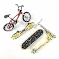 Miniatyrbilde 1 av 5: Miniskuter To-hjulet Scooter Pedagogiske leker for barn Finger Scooter Sykkel Gripbrett Skateboard