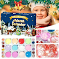 Miniatyrbilde 4 av 5: 24 stk Adventskalender 2023 Jul Adventskalender Leksaker Julegaveboks for Barn Gutter Jenter Voksne Bursdagspresang 24 pcs
