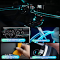 Pikkukuva 5 / 5: Auton sisävalot, 5m auton LED-valonauha, 5v auton LED-sisävalonauha, sopii kaikkiin automalleihin tunnelmavalaistus (sininen)