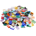 Miniatyrbillede 6 af 9: DIY Mosaik Fragment Uregelmæssig Formet Håndlavet Sten Jade - Perfekt Teal Series