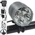 Miniatyrbillede 2 af 5: Cykeldele 6000LM Super Lys Cykellys 5*XM-L T6 LED Cykel Forlygte MTB Hovedlampe Cykling Hovedlampe