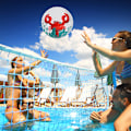 Miniatyrbilde 2 av 4: 6 stk 3D strandballer oppblåsbare strandballer krabbe flamingo flamingo strandballer