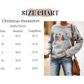 Miniatyrbillede 5 af 5: Dametøj Julefleece Trøjer Langærmet Fuzzy Sweatshirts style 2 M