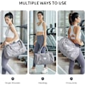 Miniatyrbillede 5 af 5: Gym Bag til kvinder og mænd med skorum og vådlomme, til Easyjet Airlines kabinekuffert 45x36x20 under sædet rejsetaske duffel taske holdall tote carry on bagage