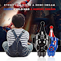 Miniatyrbilde 3 av 5: Ml Legends Helt Automatisk Perifer Spiderman Web Shooters Spider Silk Launcher Rope Device Cosplay Props Modell Julegave black