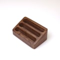 Miniatyrbillede 10 af 10: Visitkort Holder Organizer SORT VALNØD SORT Black Walnut Black Walnut