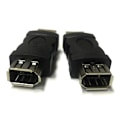 Miniatyrbilde 4 av 6: Firewire IEEE 1394 6-pins hunn til USB 2.0 Type A hann adapter