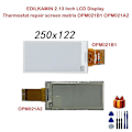 Miniatyrbilde 2 av 4: Edilkamin 2,13 tommers LCD-skjerm termostat reparasjonsskjerm matrise Opm021b1 Opm021a2 Bucket-e0213a22