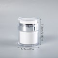Miniatyrbilde 1 av 5: IC 15/30/50 ml Vakuumluftløse Pumpedåser Kosmetikkbeholder 30ML