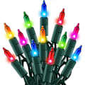 Miniatyrbillede 1 af 5: Julemini-lysstreng, 50 LED-lysstreng med UL-certificering Colorful