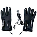 Miniatyrbillede 1 af 7: USB Opvarmede Handsker Vinter Elektriske Handsker Cykling Sort black Temperature regulation