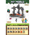 Miniatyrbild 1 av 3: Minecraft Set, Magnetiska Byggklossar Leksaker, Magnetisk Brädspel - Gruvexploatering - 128 Bitar
