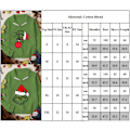 Miniatyrbilde 3 av 3: Grinch Kvinner Casual Langærmet Julgenser med Trykt E E 2XL