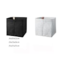 Miniatyrbillede 2 af 10: Filt Opbevaringskurv Diverse Opbevaringskurv SORT 23X23X26CM Sort Black 23x23x26cm