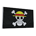 Miniatyrbillede 3 af 6: SKY FLAG Pirat Monkey D. Luffy Kranie Flag 60*90CM Polyester St