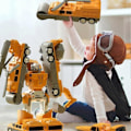 Miniatyrbillede 4 af 5: Magnetisk Transformationsbil til Technic, Samlet Legetøj med Opbevaringsboks