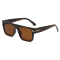 Pikkukuva 1 / 7: 2024 Vintage Retro Aurinkolasit Miehille Ja Naisille TOM F Aurinkolasit UV400 Miehet Naiset Klassiset Aurinkolasit C3 Square Sunglasses