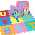 Miniatyrbillede 2 af 4: TecTake PUZZLE-måtte, 86 dele skumlegemåtte