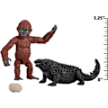 Miniatyrbillede 2 af 5: Godzilla x King Kong Giant Skar Actionfigur Legetøj Shimo Suko med Doug Actionfigur Suko with Doug