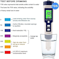 Miniatyrbillede 2 af 5: Pool Salt Tester, Digital Salinitetsmåler, Høj Nøjagtighed 5 i 1 Salinitetstester til Saltvand, ip67-hy(FQ)