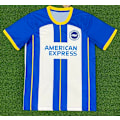 Miniatyrbild 1 av 2: Vintageblommig Brighton Fotbollsträningströja med åtta paneler Giggs NO.11 Giggs NO.11 L